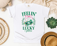 Load image into Gallery viewer, Feelin&#39; Lucky Vibes Graphic Tee