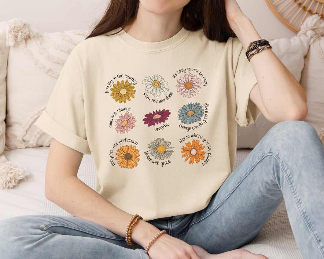 Inspirational Wild Flowers Graphic Tee