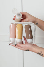 Load image into Gallery viewer, From Here to There Toiletry Travel Bottles in Neutral
