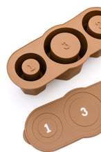 Load image into Gallery viewer, Frosty Filled 40oz Tumbler Ice Molds in Cafe