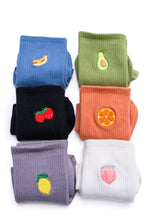 Load image into Gallery viewer, Fruit Snack Socks Set of 6