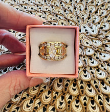 Load image into Gallery viewer, Victoria Marquise Cut Stacked Ring-Gold