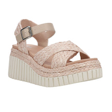 Load image into Gallery viewer, MIA Zamara Wedge Sandal in Blush Pink