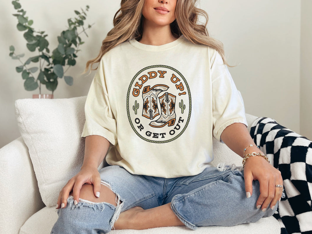 Giddy Up Or Get Out Graphic Tee