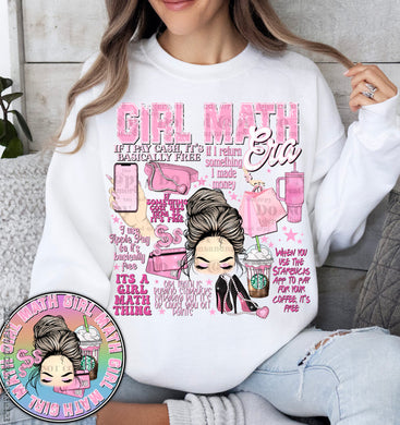 Girl Math Pullover Sweatshirt