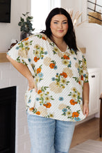 Load image into Gallery viewer, Good Morning Floral V-Neck Blouse