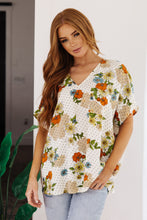 Load image into Gallery viewer, Good Morning Floral V-Neck Blouse