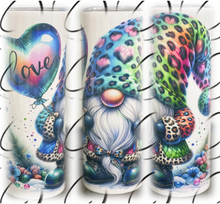 Load image into Gallery viewer, Groovy Love Gnome 20oz Skinny Tumbler