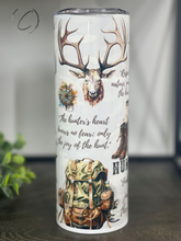 Load image into Gallery viewer, Hunting Life 20oz Skinny Tumbler