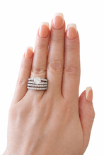 Load image into Gallery viewer, Bethany 2 Piece Ring Set-SIlver