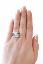 Load image into Gallery viewer, Bethany 2 Piece Ring Set-SIlver