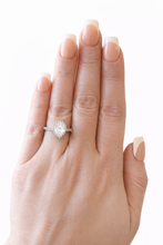 Load image into Gallery viewer, Francesca Pear Stone Ring-Silver