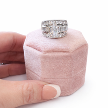 Load image into Gallery viewer, Victoria Marquise Cut Stacked Ring-Silver