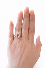 Load image into Gallery viewer, Blush Promise Marquise Halo Ring