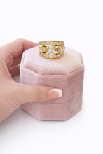 Load image into Gallery viewer, Victoria Marquise Cut Stacked Ring-Gold