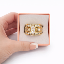 Load image into Gallery viewer, Victoria Marquise Cut Stacked Ring-Gold