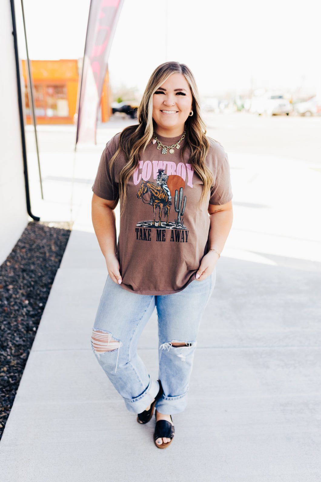 Cowboy Take Me Away Graphic Tee