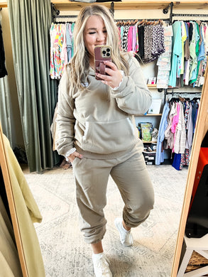 Ampersand Comfort Zone Joggers in Mocha Lace