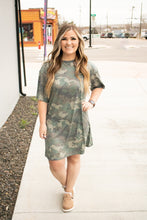 Load image into Gallery viewer, Camo Kreek T-Shirt Dress