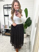 Load image into Gallery viewer, Just What You Wanted Floral Print Pleated Skirt