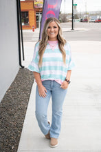 Load image into Gallery viewer, Mint to Be Striped Spring Top