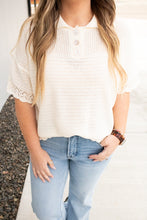 Load image into Gallery viewer, Harbor Breeze Knit Collar Top