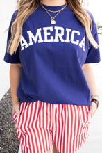 Load image into Gallery viewer, Ampersand Boyfriend Tee - America