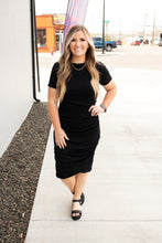 Load image into Gallery viewer, Ampersand Better Than Basic Dress in Raven