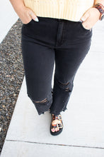 Load image into Gallery viewer, Midnight Rebel Acid Wash Straight Jeans