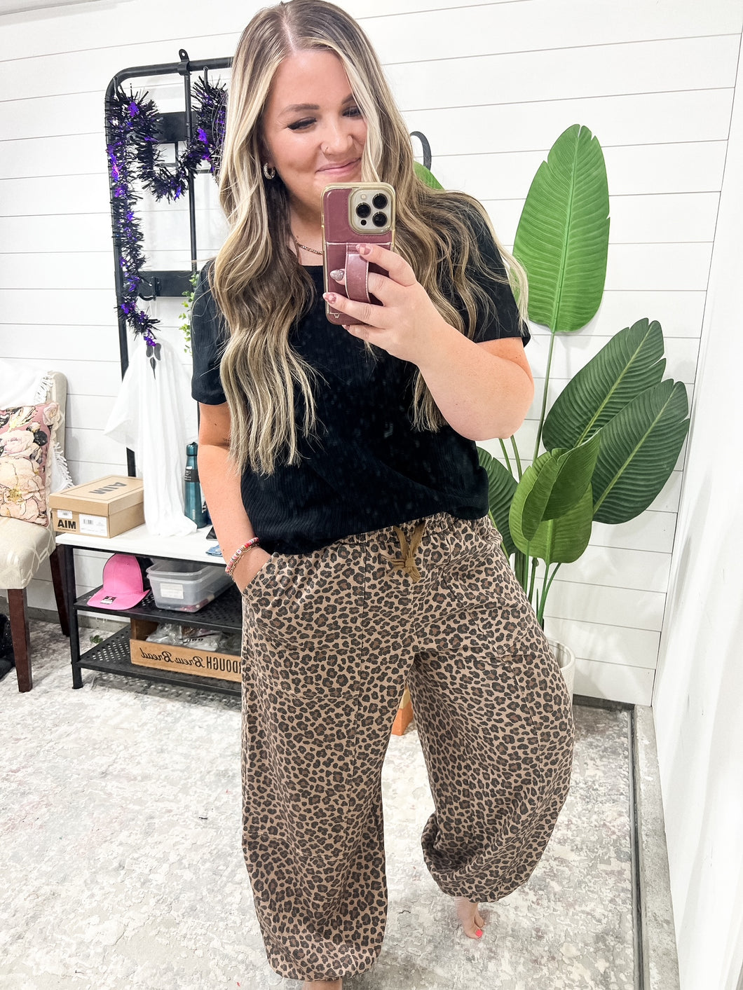 Birdie Spotted Luxe Joggers