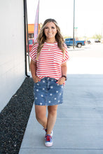 Load image into Gallery viewer, Cherry On Top Striped Tee