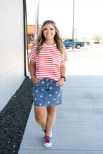 Load image into Gallery viewer, Starstruck Nova Denim Skirt