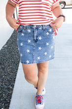 Load image into Gallery viewer, Starstruck Nova Denim Skirt