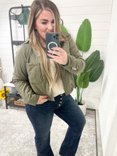 Load image into Gallery viewer, Hear Me Out Lightweight Puffer Jacket in Olive