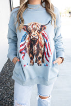 Load image into Gallery viewer, Spring Mock Neck Pocket Pullover