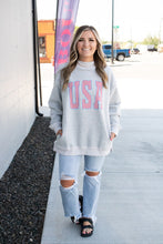 Load image into Gallery viewer, Spring Mock Neck Pocket Pullover
