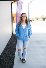 Load image into Gallery viewer, Ampersand University FullZip - Love Story Blueberry
