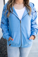 Load image into Gallery viewer, Ampersand University FullZip - Love Story Blueberry