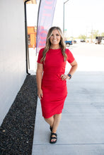 Load image into Gallery viewer, Ampersand Better Than Basic Dress in Bright