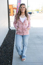 Load image into Gallery viewer, Ampersand FullZip Sweatshirt - Cottage Rose