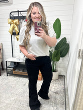 Load image into Gallery viewer, Etta High Rise Control Top Flare Judy Blue Jeans in Black