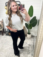 Load image into Gallery viewer, Etta High Rise Control Top Flare Judy Blue Jeans in Black