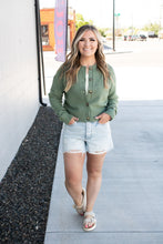 Load image into Gallery viewer, Ampersand Cloud Knit Cardigan - Fern