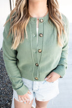 Load image into Gallery viewer, Ampersand Cloud Knit Cardigan - Fern