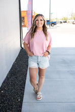 Load image into Gallery viewer, Ampersand Boyfriend Tee - Pink