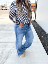 Load image into Gallery viewer, High Waist Wilhemina Elastic WB &amp; Side Panel Judy Blue Jeans