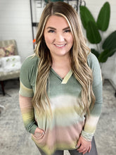 Load image into Gallery viewer, Hazy Horizon Ombre Hoodie