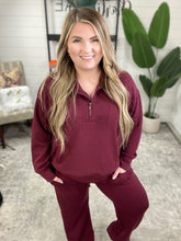 Load image into Gallery viewer, Handle That Straight Leg Pants in Wine