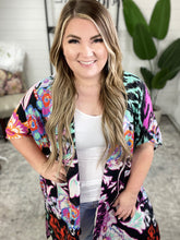 Load image into Gallery viewer, Floral Print Kimono In Electric Multicolor