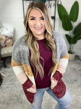 Load image into Gallery viewer, Bring the Warmth Color Block Cardigan